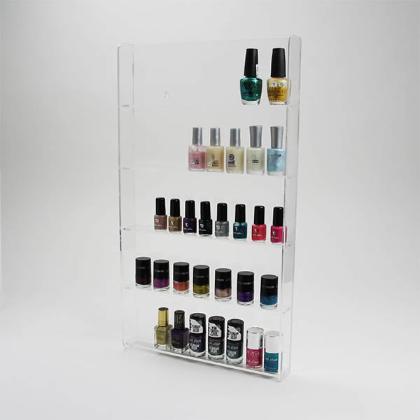 5 Tier Clear Nail Varnish Display Stand