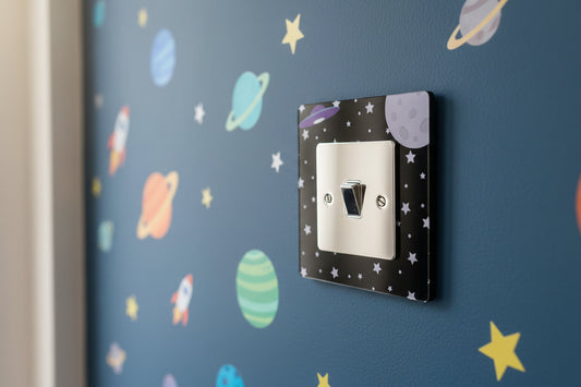 Outer Space Light Switch Surrounds / Socket Surrounds