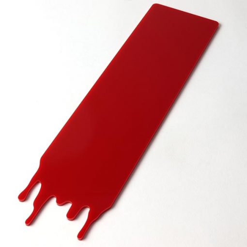 Paint Run / Drip Acrylic Door Push Plates