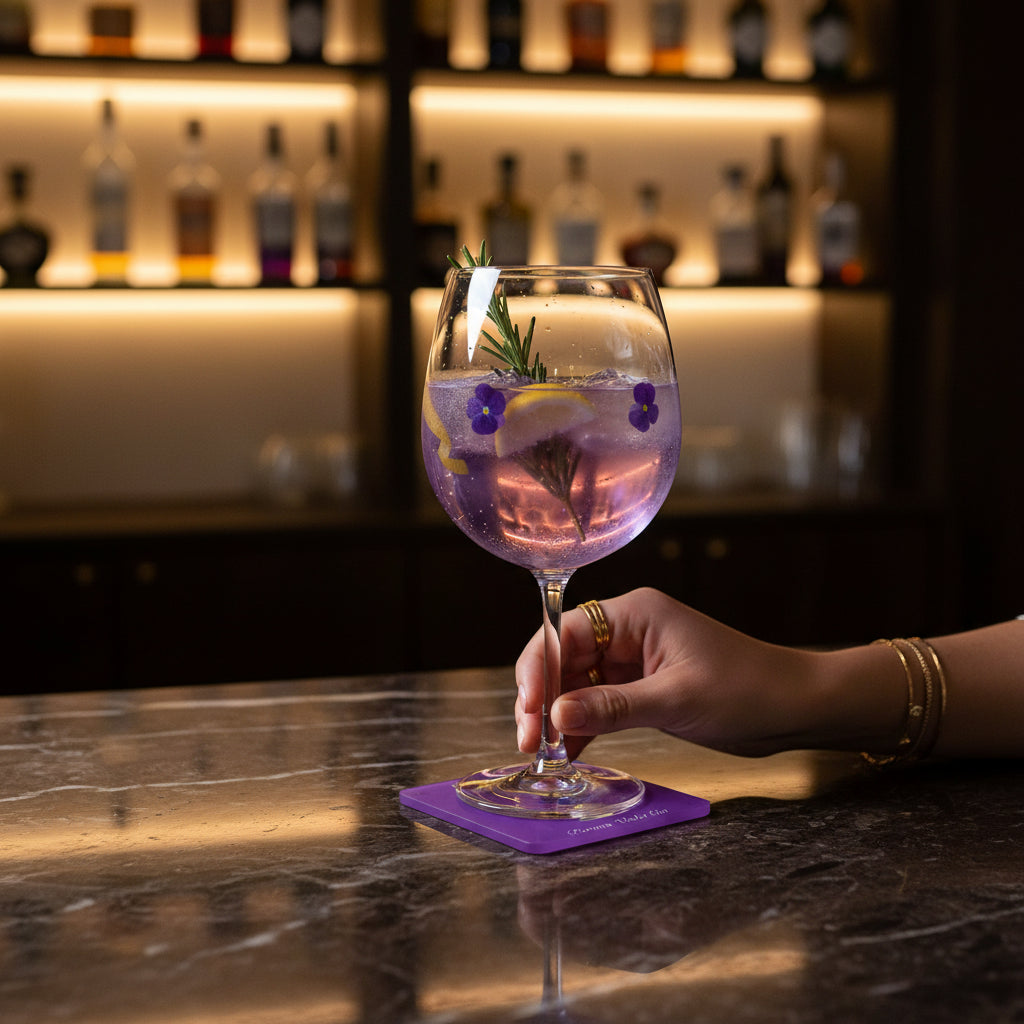 Parma Violet Gin Coaster