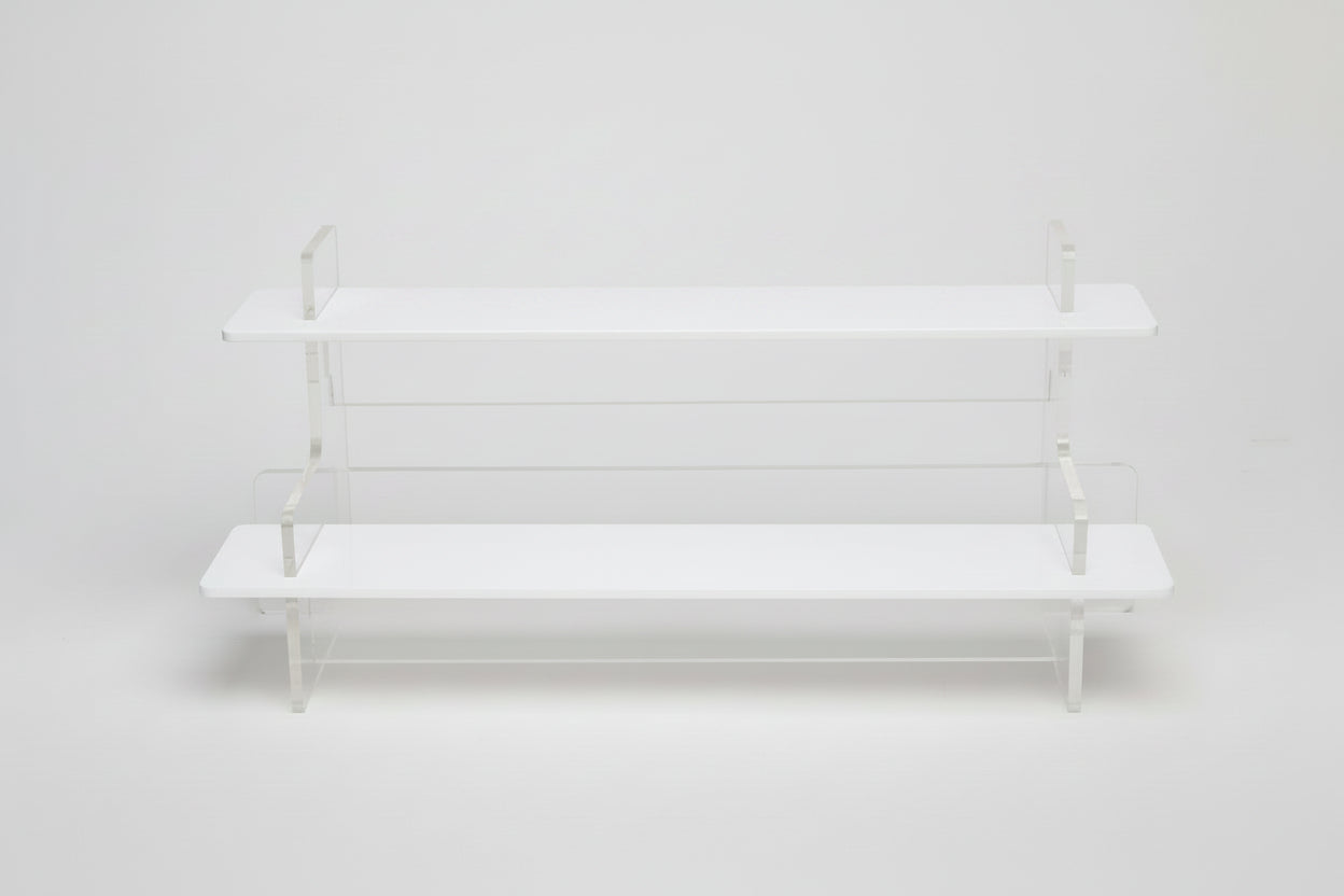 2 & 3 Tier Slimline 295mm Acrylic Tiered Display Stands