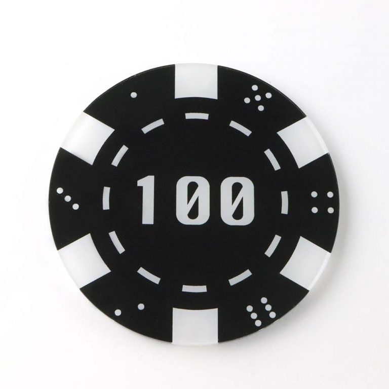 Casino Chip Coaster Set