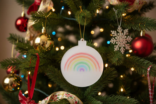 Rainbow Christmas Tree Decoration