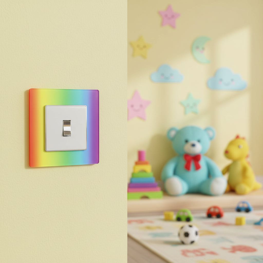 Rainbow Design Light Switch Surrounds / Socket Surrounds