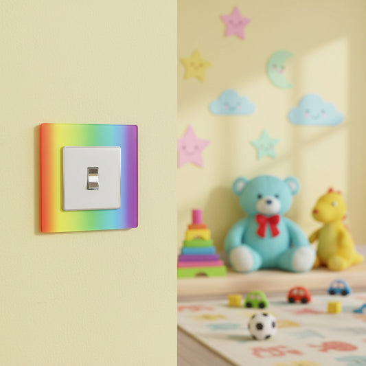 Rainbow Design Light Switch Surrounds / Socket Surrounds