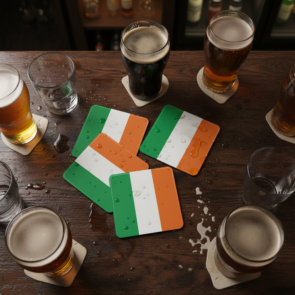 Republic of Ireland Flag Coaster