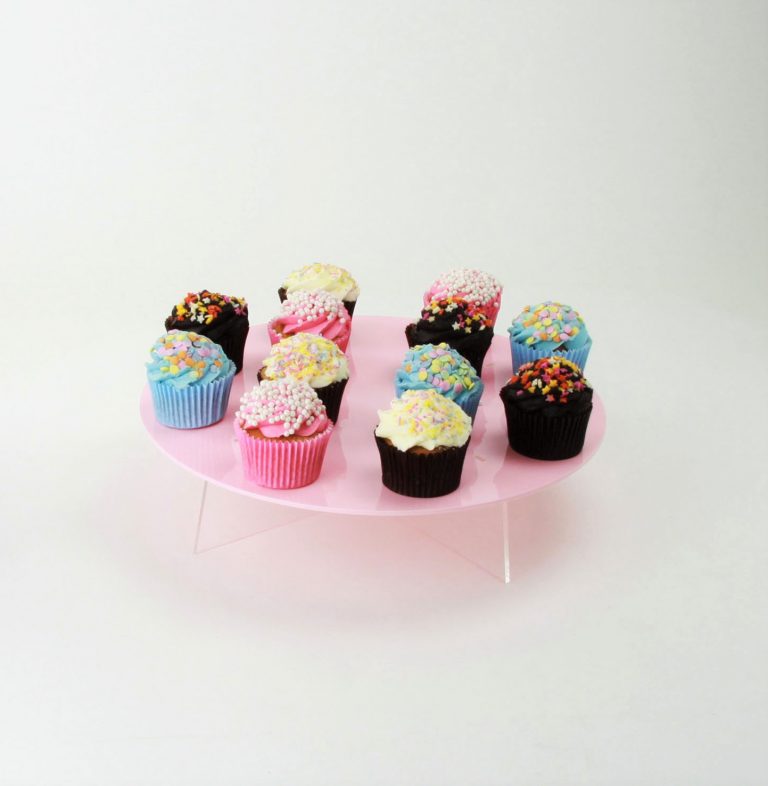 12″ Round Acrylic Cake Stands