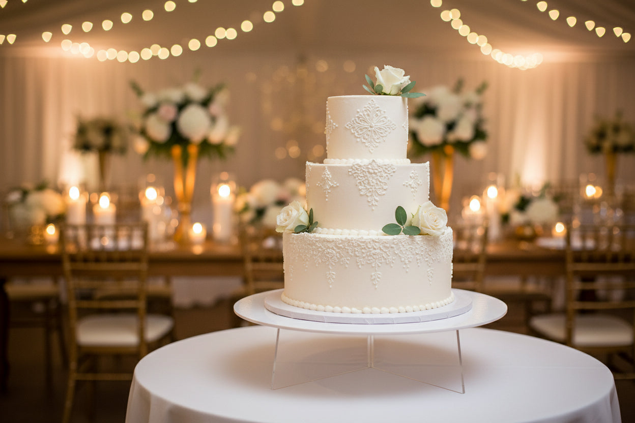 14″ Round Acrylic Cake Stands