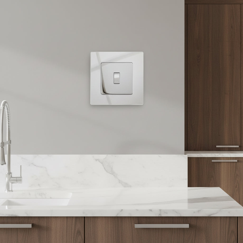 Mirrored Light Switch Surrounds / Socket Surrounds