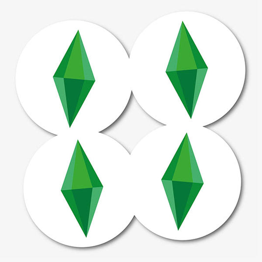 Sims Plumbob Coaster