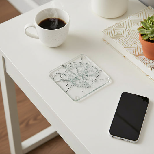 Smashed Glass Effect Coaster