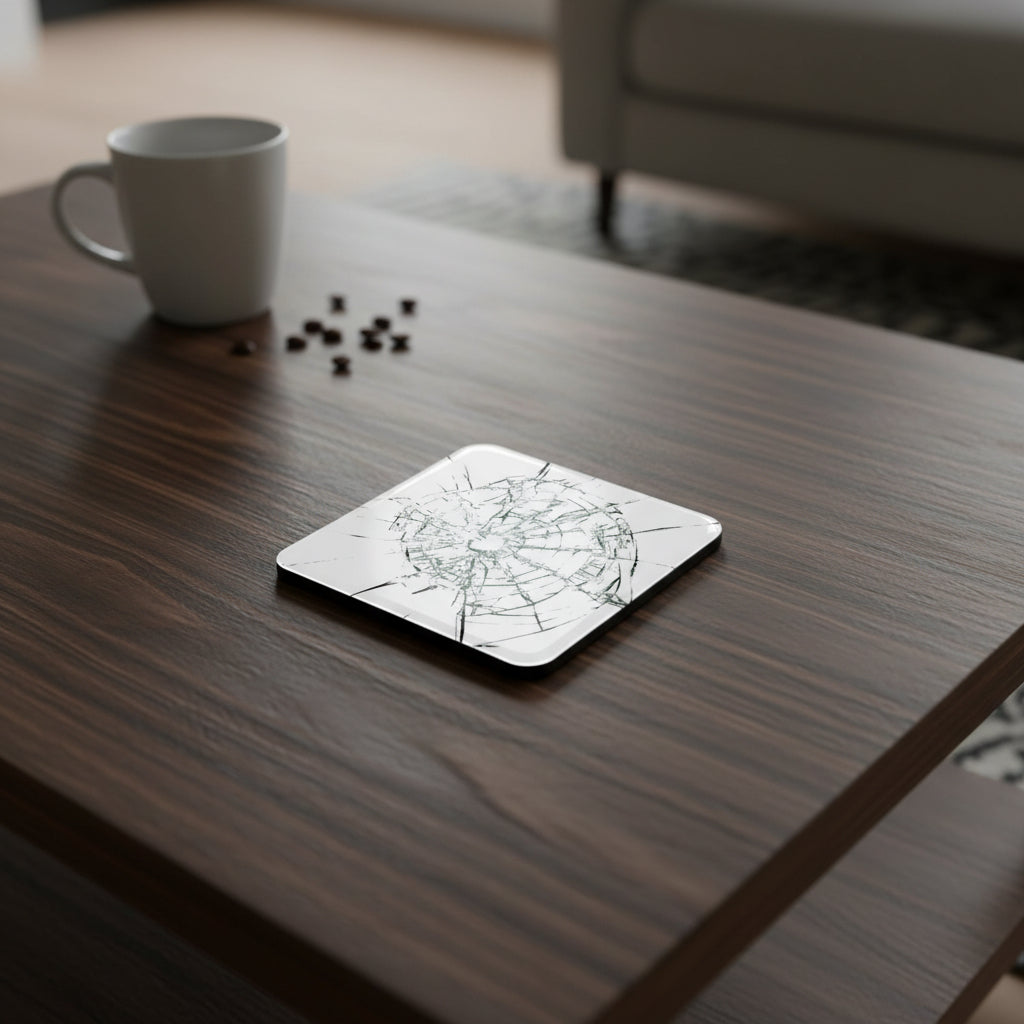 Smashed Glass Effect Coaster
