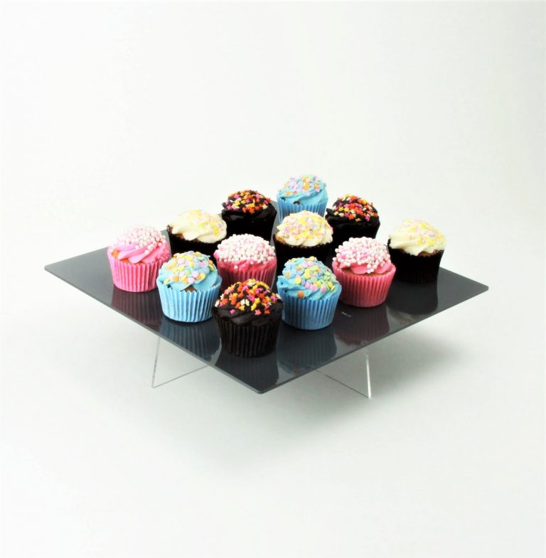 14″ Square Acrylic Cake Stands