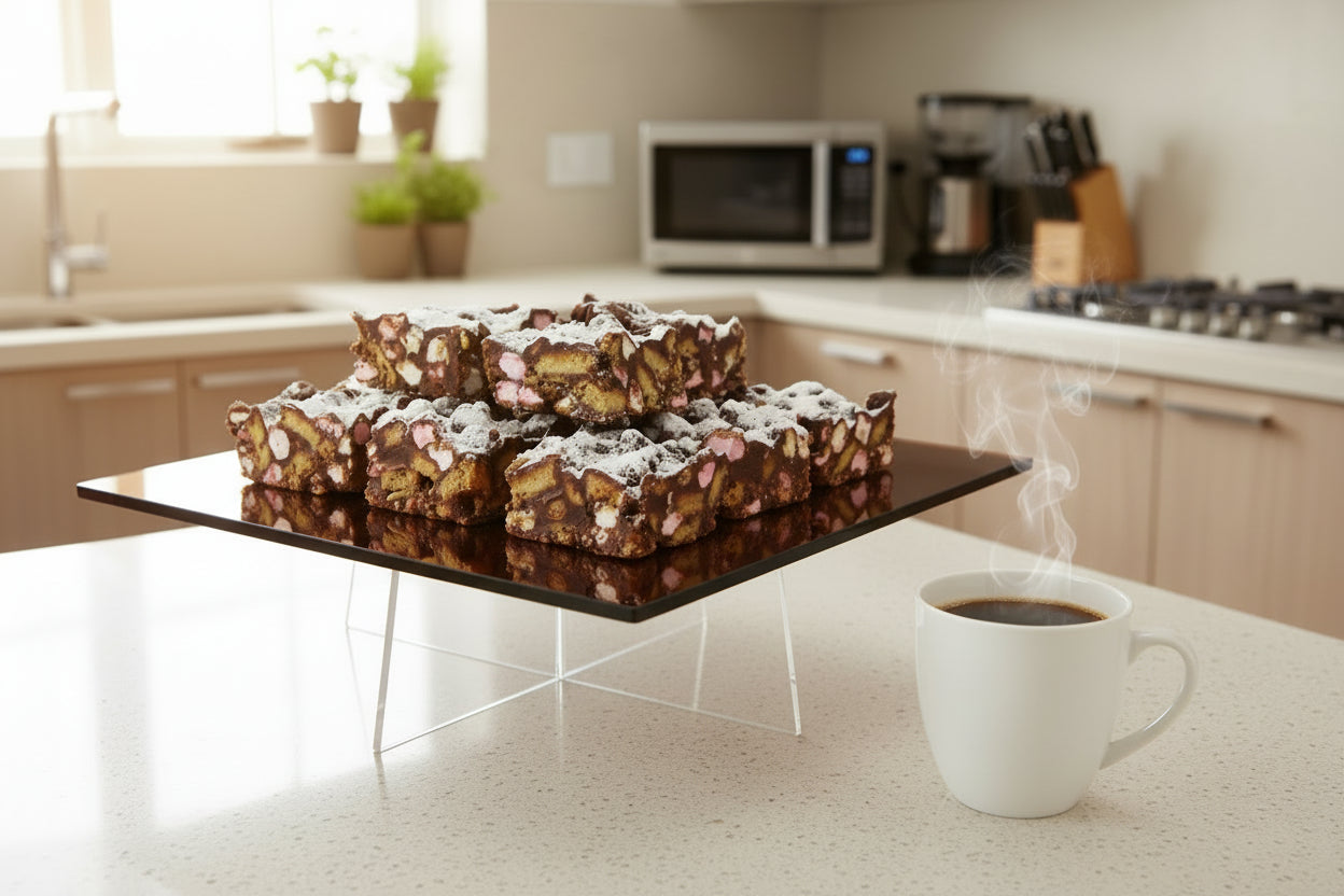 16″ Square Acrylic Cake Stands