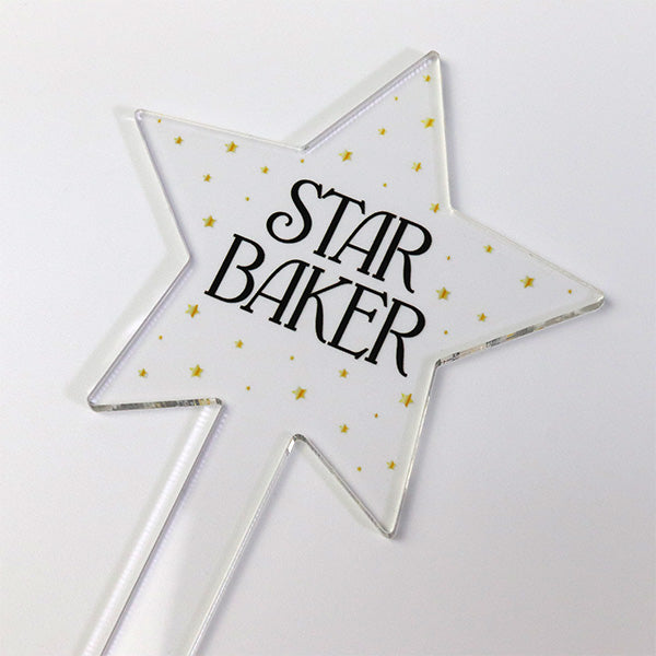 Star Baker Cake Topper