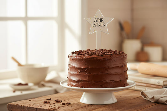Star Baker Cake Topper