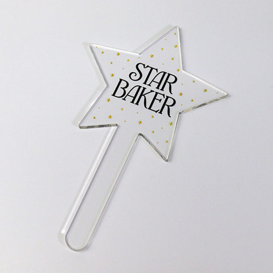 Star Baker Cake Topper