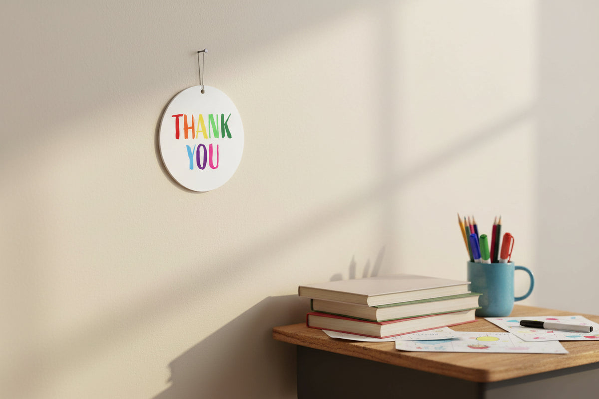 Thank You Rainbow Hanging Decoration