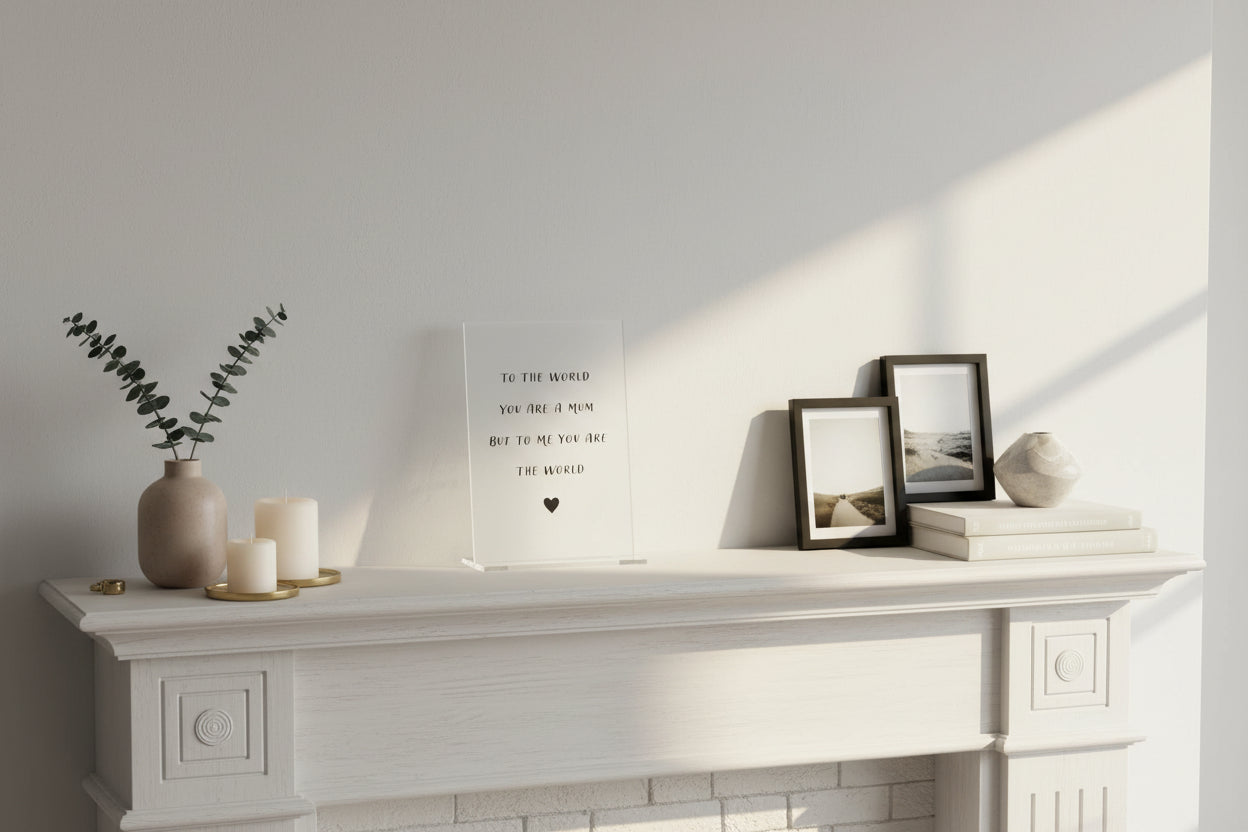 ‘To Me You Are The World’ Keepsake Sign for Mum