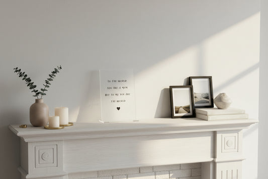 ‘To Me You Are The World’ Keepsake Sign for Mum