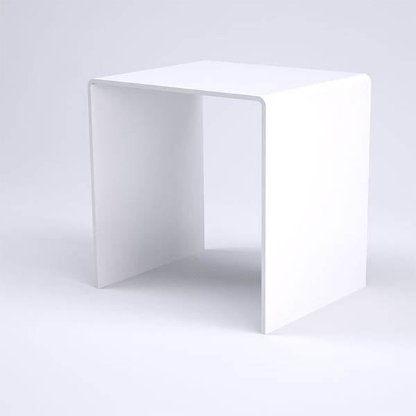 Modern Acrylic Nest of 2 Tables
