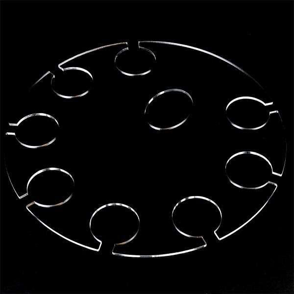 Acrylic Wine Glass Serving Tray