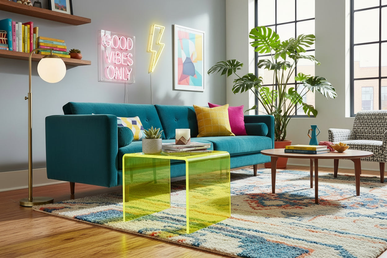 Modern Acrylic Side Table