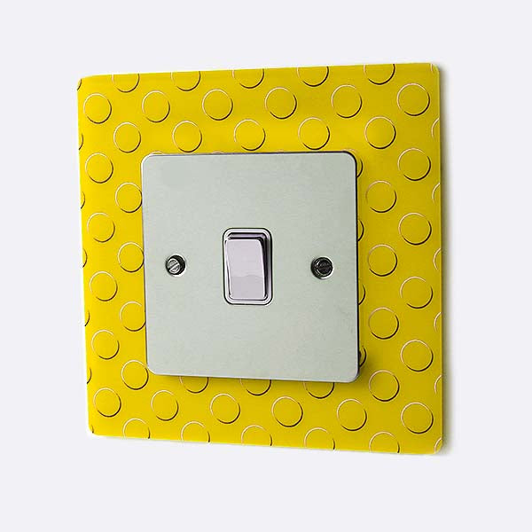 Lego Brick Light Switch Surrounds / Socket Surrounds – 4 Colours