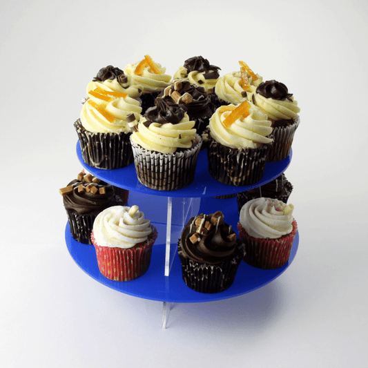 Large Round Tiered Acrylic Cupcake Stand