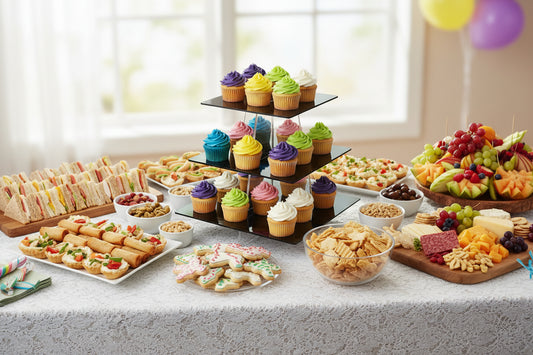 Large Square Tiered Acrylic Cupcake Stand
