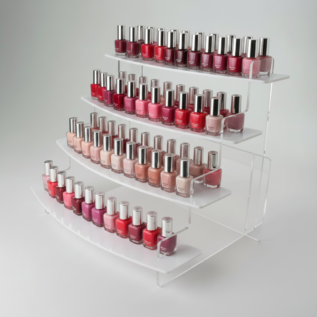 295mm Slimline Curved Tiered Display Stand