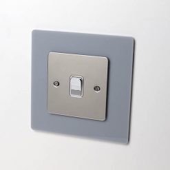 Light Switch / Socket Surround - Single Grey Surround