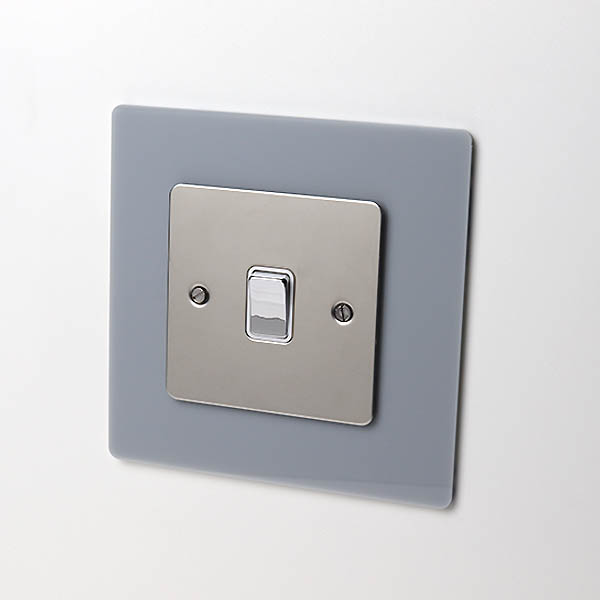 Single Double Finger Plate Paint Run Light Switch or Socket Surround 
