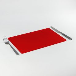 Rectangle Acrylic Placemats - Chilli Red