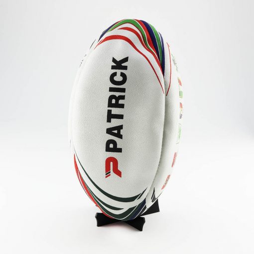 Black Acrylic Rugby Ball Display Stand with Ball