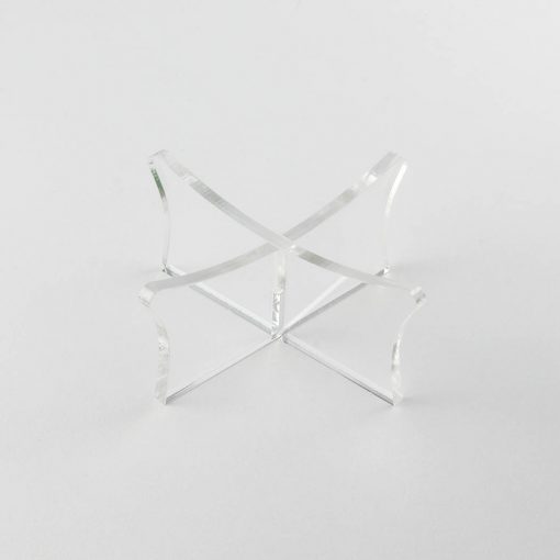 Clear Acrylic Football Stand no ball