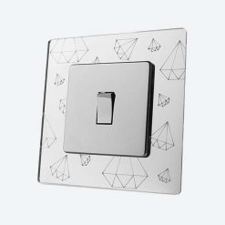 Diamonds Mirror Light Switch / Socket Surround