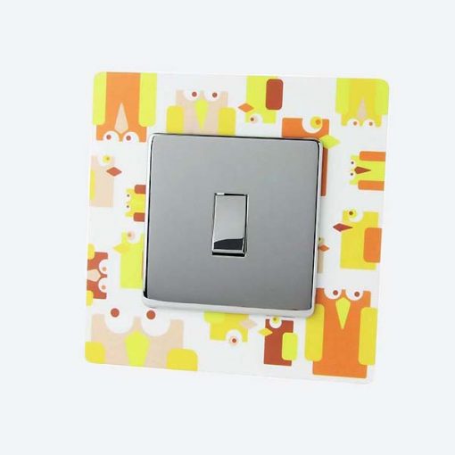 Funky Owl Light Switch / Socket Surround