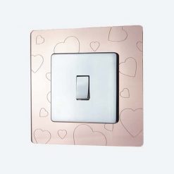 Hearts Rose Mirror Light Switch / Socket Surround