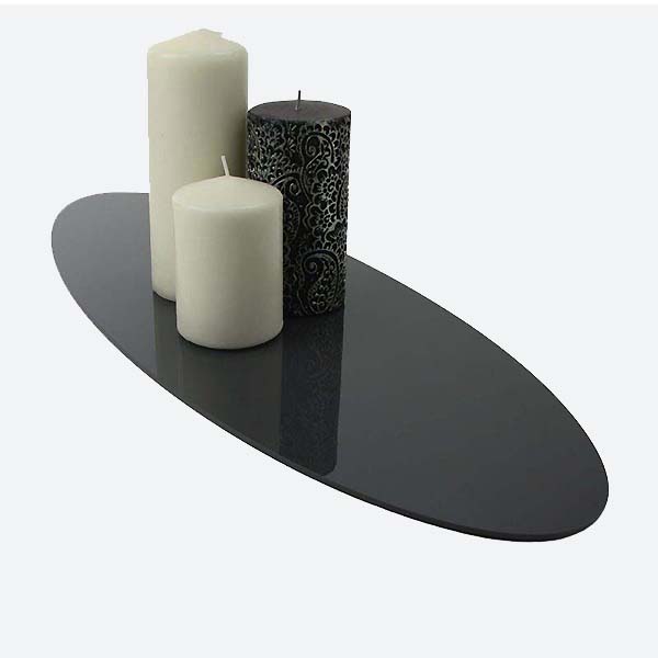 Large Oval Table Runner with candles