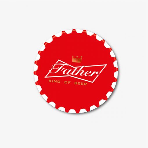 Best Father Budweiser Coaster