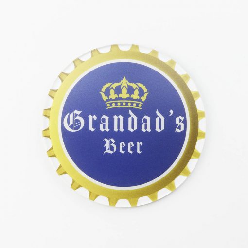 Grandads Beer Corona Coaster