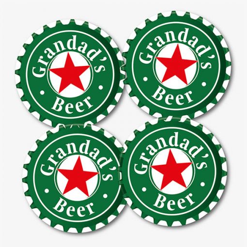 Heineken Grandad Coasters