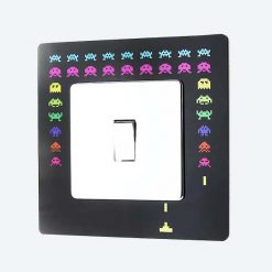 Space Invaders Light Switch / Socket Surround