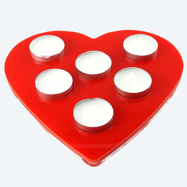 Love Heart Tea Light Holder 2