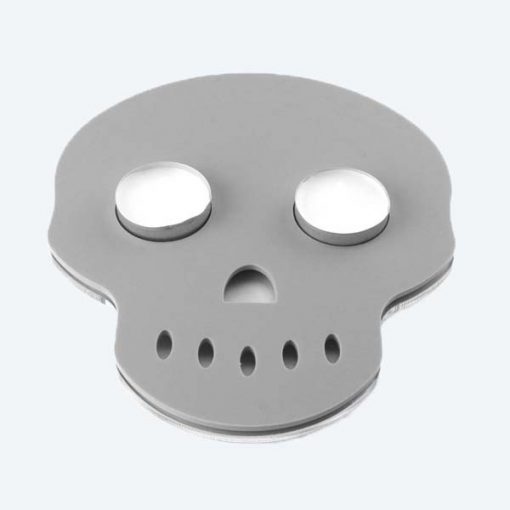 Grey Skull Tea Light Holder