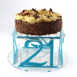 Acrylic 21st Birthday Cake Stand