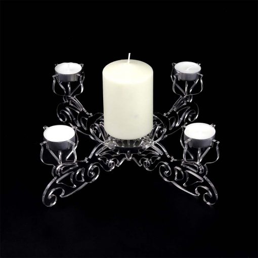 Clear Acrylic Centrepiece Tealight Candle Holder
