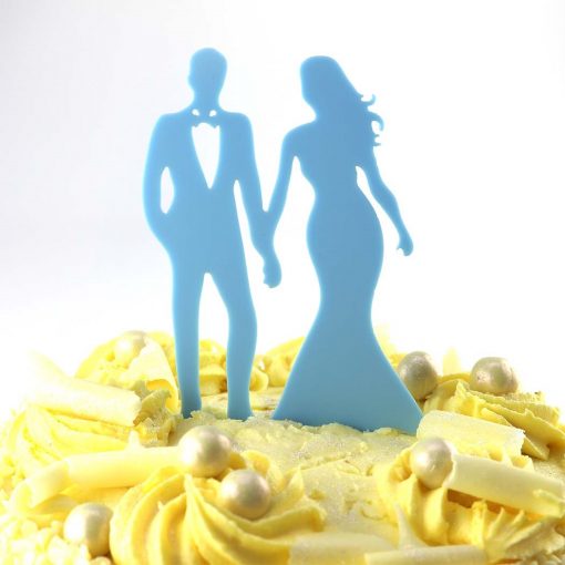 Walking Design Wedding Cake Topper