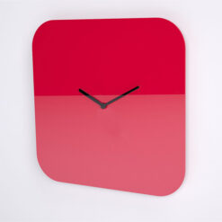 Large Square Plain Acrylic Clock